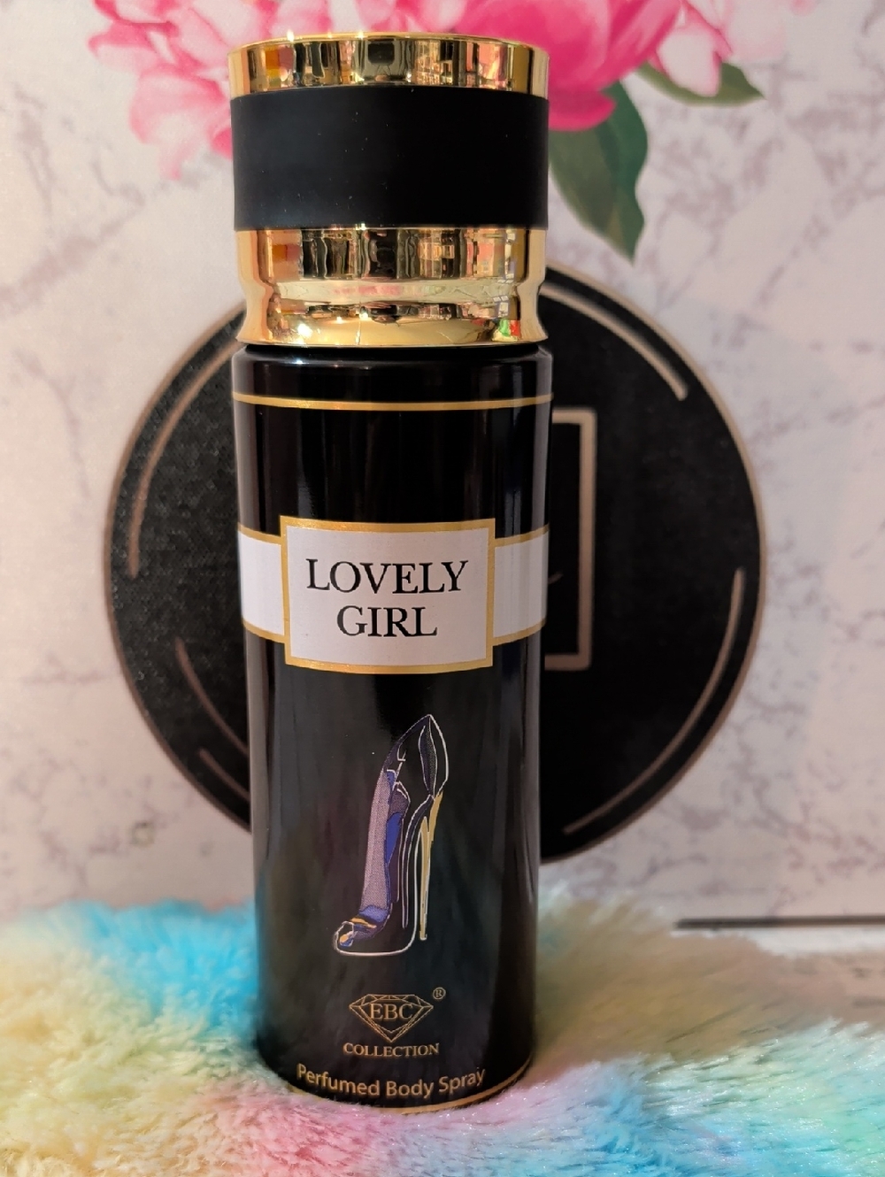 Perfumed Body Spray - Black & Gold